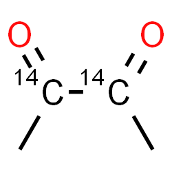 ChemSpider 2D Image | 2,3-(2,3-~14~C_2_)Butanedione | C214C2H6O2