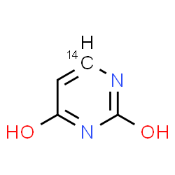 ChemSpider 2D Image | 2,4-(6-~14~C)Pyrimidinediol | C314CH4N2O2
