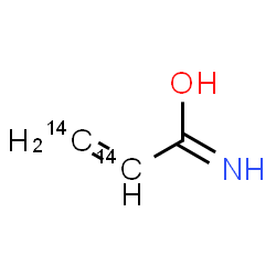 ChemSpider 2D Image | (2,3-~14~C_2_)-2-Propenimidic acid | C14C2H5NO