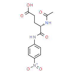 ChemSpider 2D Image | N~2~-Acetyl-N-(4-nitrophenyl)-L-alpha-glutamine | C13H15N3O6