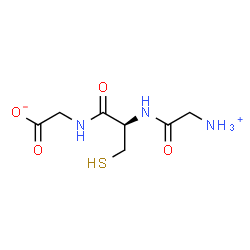 ChemSpider 2D Image | Glycyl-L-cysteinylglycine | C7H13N3O4S