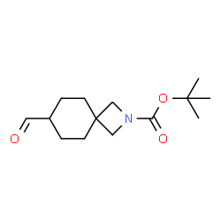 ChemSpider 2D Image | tert-Butyl 7-formyl-2-azaspiro[3.5]nonane-2-carboxylate | C14H23NO3