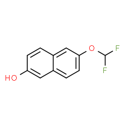 ChemSpider 2D Image | 2-(Difluoromethoxy)-6-naphthol | C11H8F2O2
