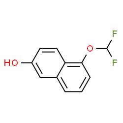 ChemSpider 2D Image | 1-(Difluoromethoxy)-6-naphthol | C11H8F2O2