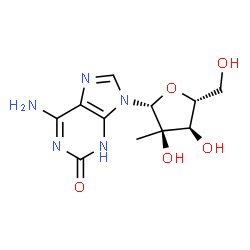 ChemSpider 2D Image | 2'-C-Methyl-2-oxo-3-hydroadenosine | C11H15N5O5
