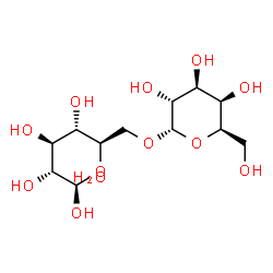 ChemSpider 2D Image | 6-O-alpha-D-Galactopyranosyl-beta-D-glucopyranose hydrate (1:1) | C12H24O12
