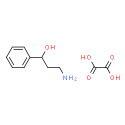 ChemSpider 2D Image | 3-Amino-1-phenylpropan-1-ol oxalate | C11H15NO5