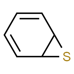 ChemSpider 2D Image | 7-Thiabicyclo[4.1.0]hepta-2,4-diene | C6H6S