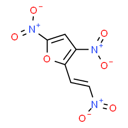 ChemSpider 2D Image | 3,5-Dinitro-2-[(E)-2-nitrovinyl]furan | C6H3N3O7