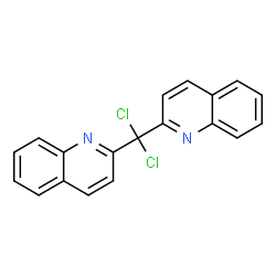 ChemSpider 2D Image | 2,2'-(Dichloromethylene)diquinoline | C19H12Cl2N2