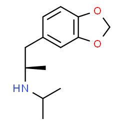 ChemSpider 2D Image | (2R)-1-(1,3-Benzodioxol-5-yl)-N-isopropyl-2-propanamine | C13H19NO2