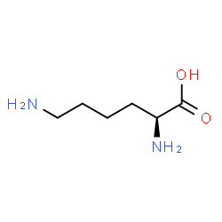ChemSpider 2D Image | L-(+)-Lysine | C6H14N2O2