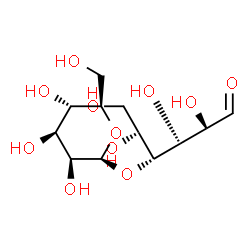 ChemSpider 2D Image | 4-O-beta-D-Mannopyranosyl-D-glucose | C12H22O11