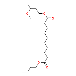 ChemSpider 2D Image | Butyl 3-methoxybutyl sebacate | C19H36O5