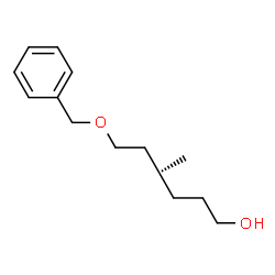 ChemSpider 2D Image | (4R)-6-(Benzyloxy)-4-methyl-1-hexanol | C14H22O2
