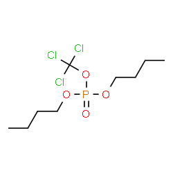 ChemSpider 2D Image | Dibutyl trichloromethyl phosphate | C9H18Cl3O4P