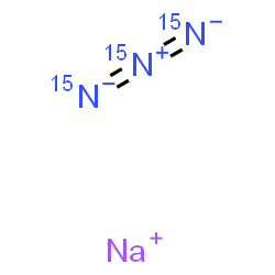 ChemSpider 2D Image | Sodium (~15~N_3_)azide | 15N3Na