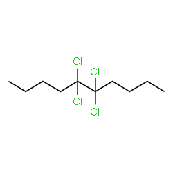 ChemSpider 2D Image | 5,5,6,6-Tetrachlorodecane | C10H18Cl4