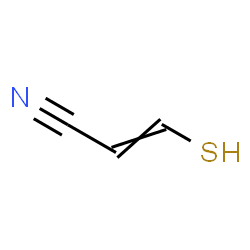 ChemSpider 2D Image | 3-Sulfanylacrylonitrile | C3H3NS