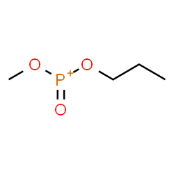 ChemSpider 2D Image | Methoxy(oxo)propoxyphosphonium | C4H10O3P