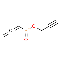 ChemSpider 2D Image | Oxo(propadienyl)(2-propyn-1-yloxy)phosphonium | C6H6O2P