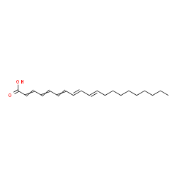 ChemSpider 2D Image | (8E,10E)-2,4,6,8,10-Icosapentaenoic acid | C20H30O2