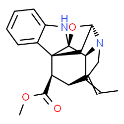 ChemSpider 2D Image | Methyl (2beta,5alpha)-1,2-dihydro-2,5-epoxyakuammilan-17-oate | C20H22N2O3