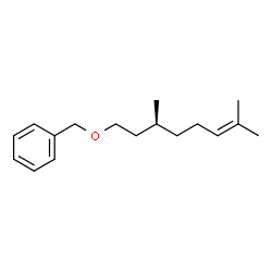 ChemSpider 2D Image | ({[(3S)-3,7-Dimethyl-6-octen-1-yl]oxy}methyl)benzene | C17H26O