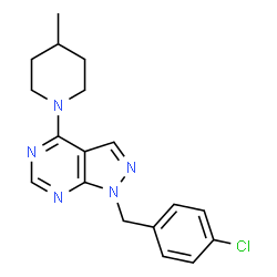 ChemSpider 2D Image | MFCD03695142 | C18H20ClN5