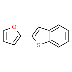 ChemSpider 2D Image | 2-(1-Benzothiophen-2-yl)furan | C12H8OS