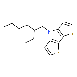 ChemSpider 2D Image | 4-(2-Ethylhexyl)-4H-bisthieno[3,2-b:2',3'-d]pyrrole | C16H21NS2