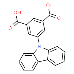 ChemSpider 2D Image | 5-(9H-Carbazol-9-yl)isophthalic acid | C20H13NO4