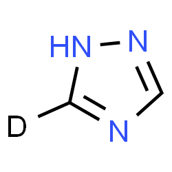 ChemSpider 2D Image | (5-~2~H)-1H-1,2,4-Triazole | C2H2DN3