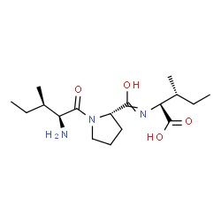 ChemSpider 2D Image | N-{[(2S)-1-(L-Alloisoleucyl)-2-pyrrolidinyl](hydroxy)methylene}-L-alloisoleucine | C17H31N3O4