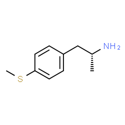 ChemSpider 2D Image | (2R)-1-[4-(Methylsulfanyl)phenyl]-2-propanamine | C10H15NS