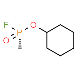 ChemSpider 2D Image | Cyclohexyl (R)-methylphosphonofluoridate | C7H14FO2P