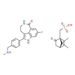 ChemSpider 2D Image | Rucaparib camsylate | C29H34FN3O5S
