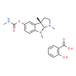 ChemSpider 2D Image | Physostigmine salicylate | C22H27N3O5