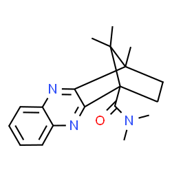 ChemSpider 2D Image | N,N,12,15,15-Pentamethyl-3,10-diazatetracyclo[10.2.1.0~2,11~.0~4,9~]pentadeca-2,4,6,8,10-pentaene-1-carboxamide | C19H23N3O