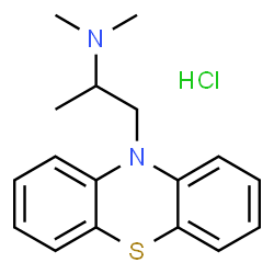 ChemSpider 2D Image | Proazamine Hydrochloride | C17H21ClN2S