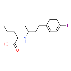 ChemSpider 2D Image | N-[4-(4-Iodophenyl)-2-butanyl]norvaline | C15H22INO2