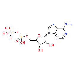 ChemSpider 2D Image | Adenosine diphosphate | C10H15N5O10P2