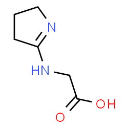 ChemSpider 2D Image | (2-PYRROLIDINYLIDENEAMINO)ACETIC ACID | C6H10N2O2