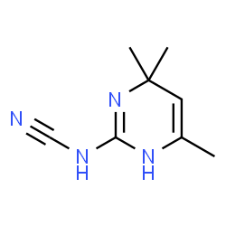 ChemSpider 2D Image | (4,4,6-Trimethyl-1,4-dihydro-2-pyrimidinyl)cyanamide | C8H12N4