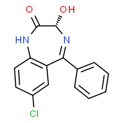 ChemSpider 2D Image | (S)-Oxazepam | C15H11ClN2O2