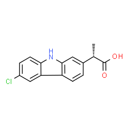 ChemSpider 2D Image | (S)-carprofen | C15H12ClNO2