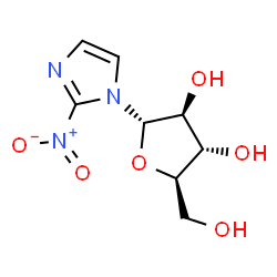 ChemSpider 2D Image | 1-(alpha-D-Arabinofuranosyl)-2-nitro-1H-imidazole | C8H11N3O6