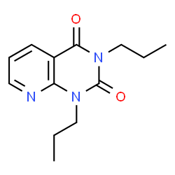 ChemSpider 2D Image | 1,3-Dipropylpyrido[2,3-d]pyrimidine-2,4(1H,3H)-dione | C13H17N3O2
