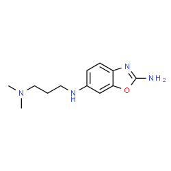 ChemSpider 2D Image | N~6~-[3-(Dimethylamino)propyl]-1,3-benzoxazole-2,6-diamine | C12H18N4O