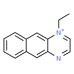 ChemSpider 2D Image | 1-Ethylbenzo[g]quinoxalin-1-ium | C14H13N2